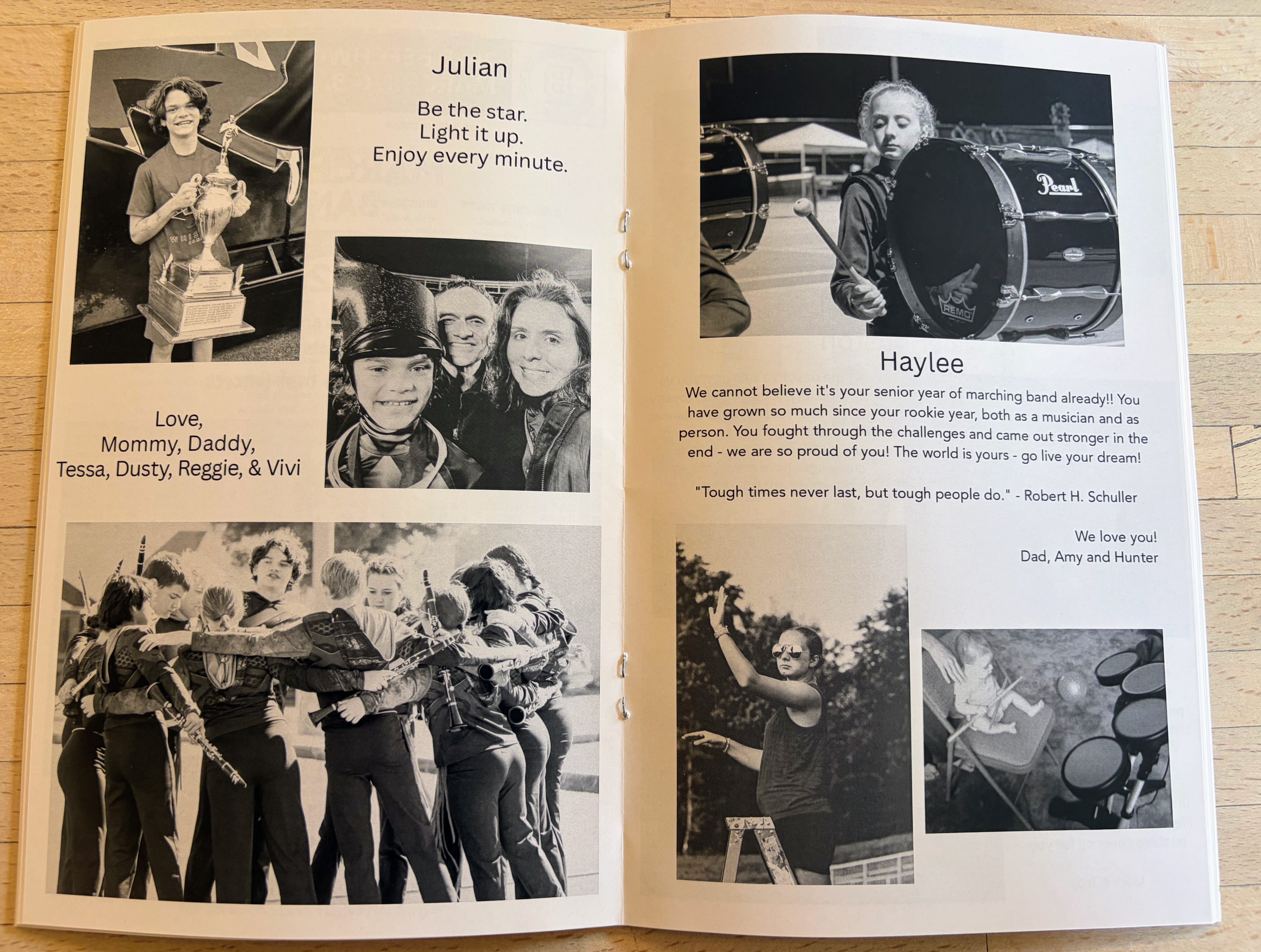 Festival program shoutout product